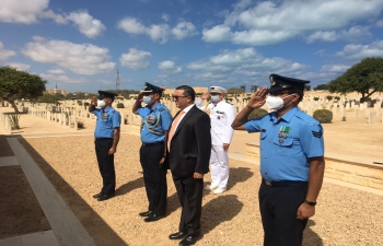 79th Anniversary of  2nd Battle of El Alamein in Commonwealth War Graves cemetery